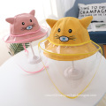 Pink Cat Anti-droplet Hat for Children